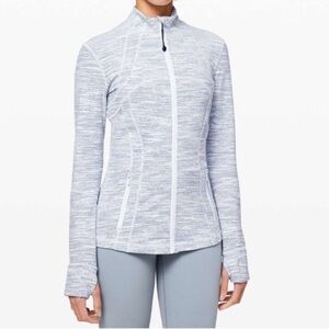 Lululemon Define Jacket Wee Are From Space Sheer Blue Chambray Workout Gym-12